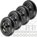 Pontuss 13 Flat Free Wheels Replacement for GOR Garden Cart