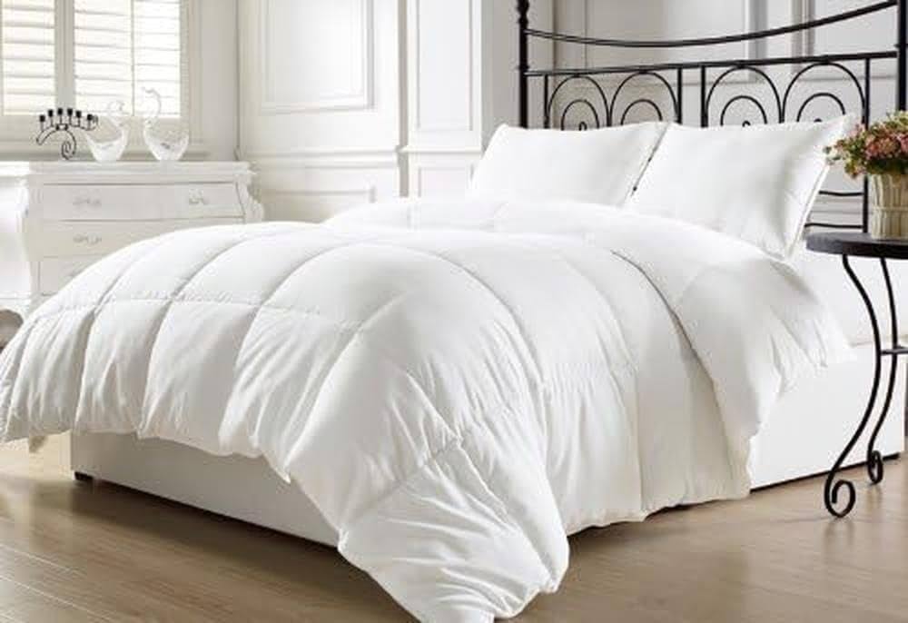 KingLinen White Down Alternative Comforter Duvet Insert Twin XL Extra Long