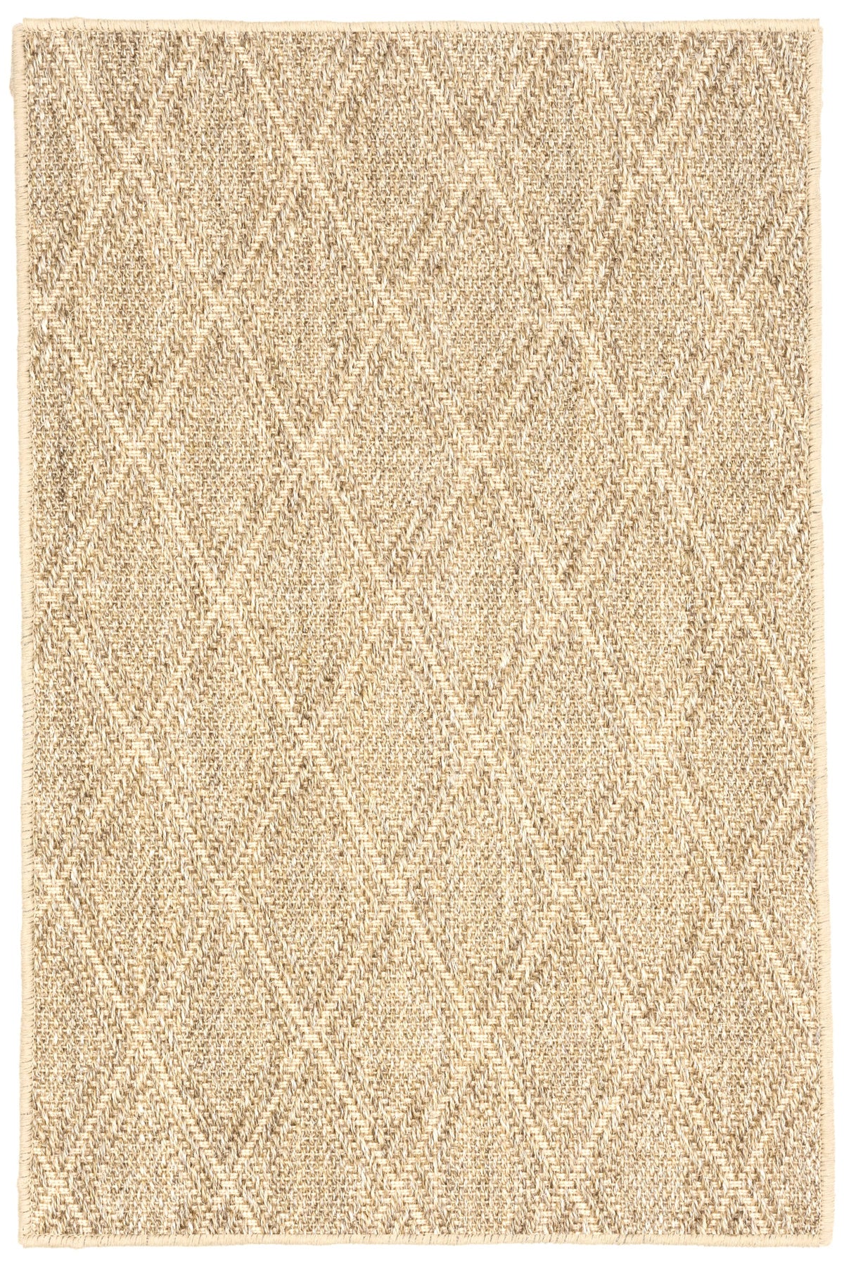 Dash Albert Diamond Sand Woven Sisal Rug 8' x 10'