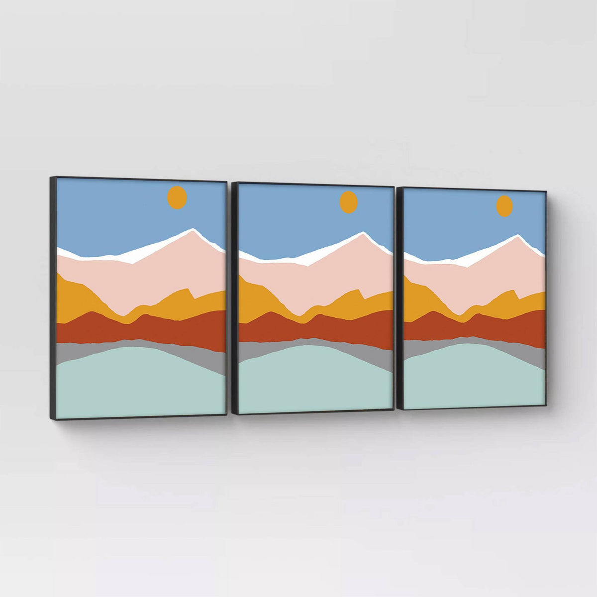 8" x 10" Set of 3 Format Frames Black - Room Essentials