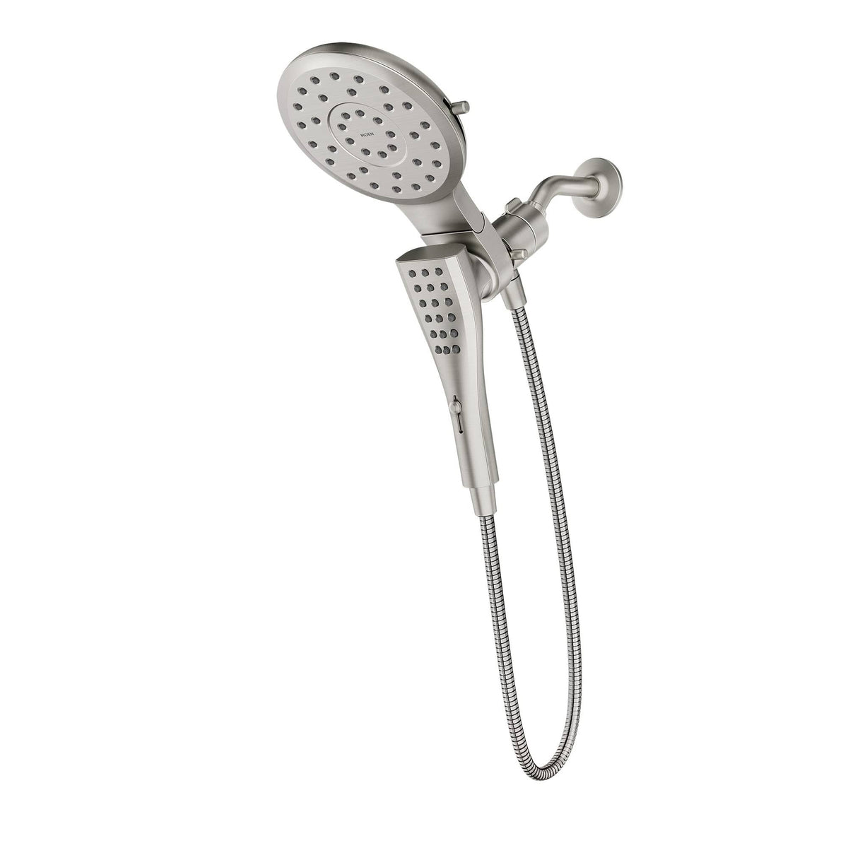 Moen Spot Resist Brushed Nickel Eight-Function 7" Diameter Spray Head 220C2SRN