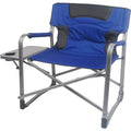 Ozark Trail Camping Director Chair XXL, Blue, Adult, 10 lb