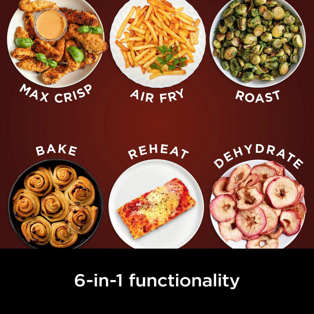 Ninja Air Fryer Pro XL 6 - in - 1 with 6.5 QT Capacity, Max Crisp, Air Fry, Air Roast, Bake, Reheat, Dehydrate