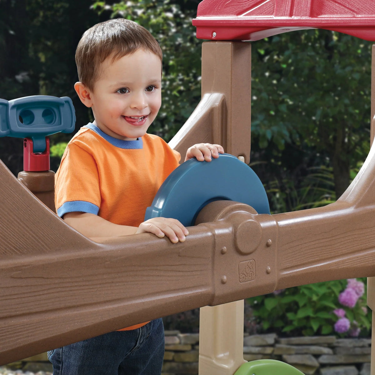 Step2 Alpine Ridge Kid Climber and Slide Outdoor Toddler Playground
