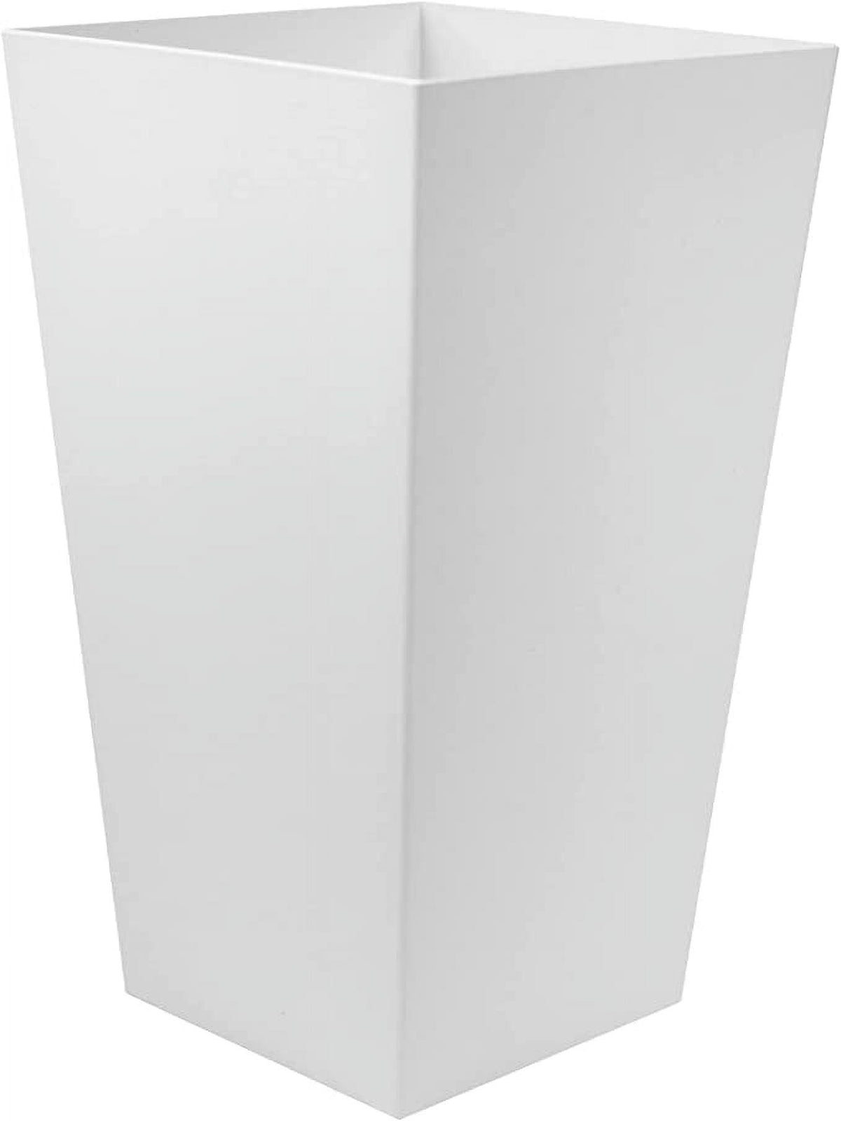 Bloem 20 in. Tall Finley Square Casper White, FPS2009-6