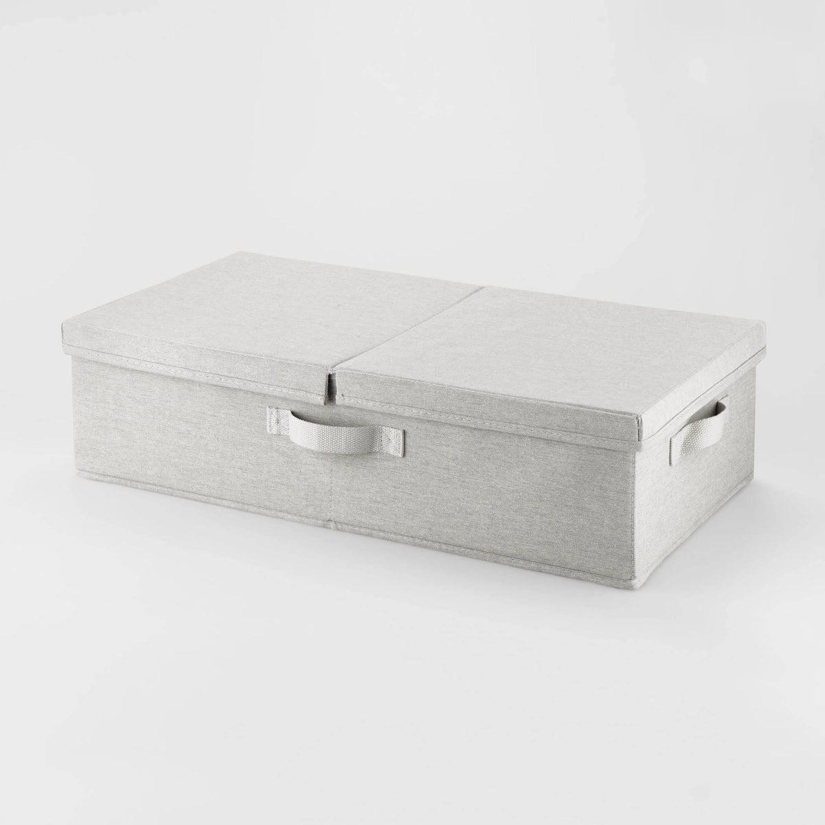Brightroom Underbed with Lid Light Gray Fabric Bin | Target