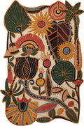 Loloi Optimism OPT-03 Ivory / Multi Rug 18" x 18" Sample
