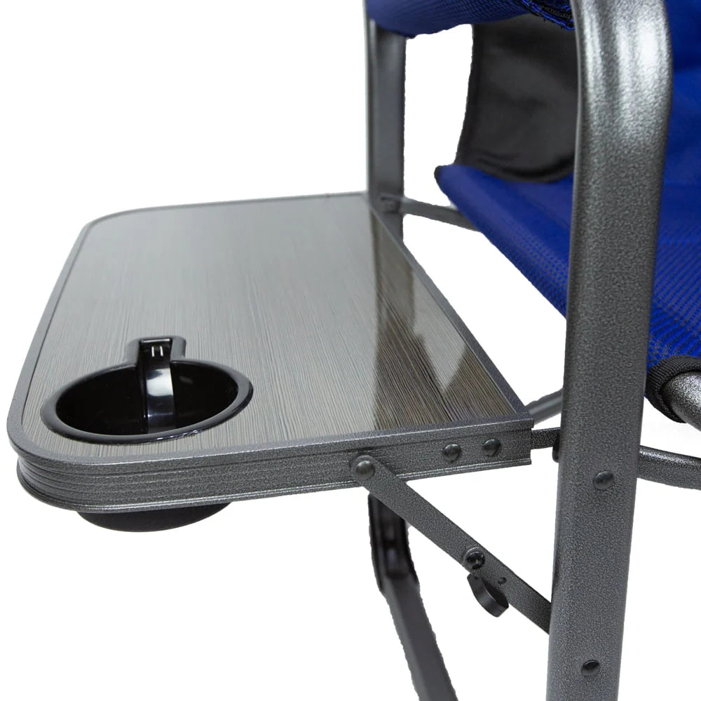 Ozark Trail Camping Director Chair XXL, Blue, Adult, 10 lb