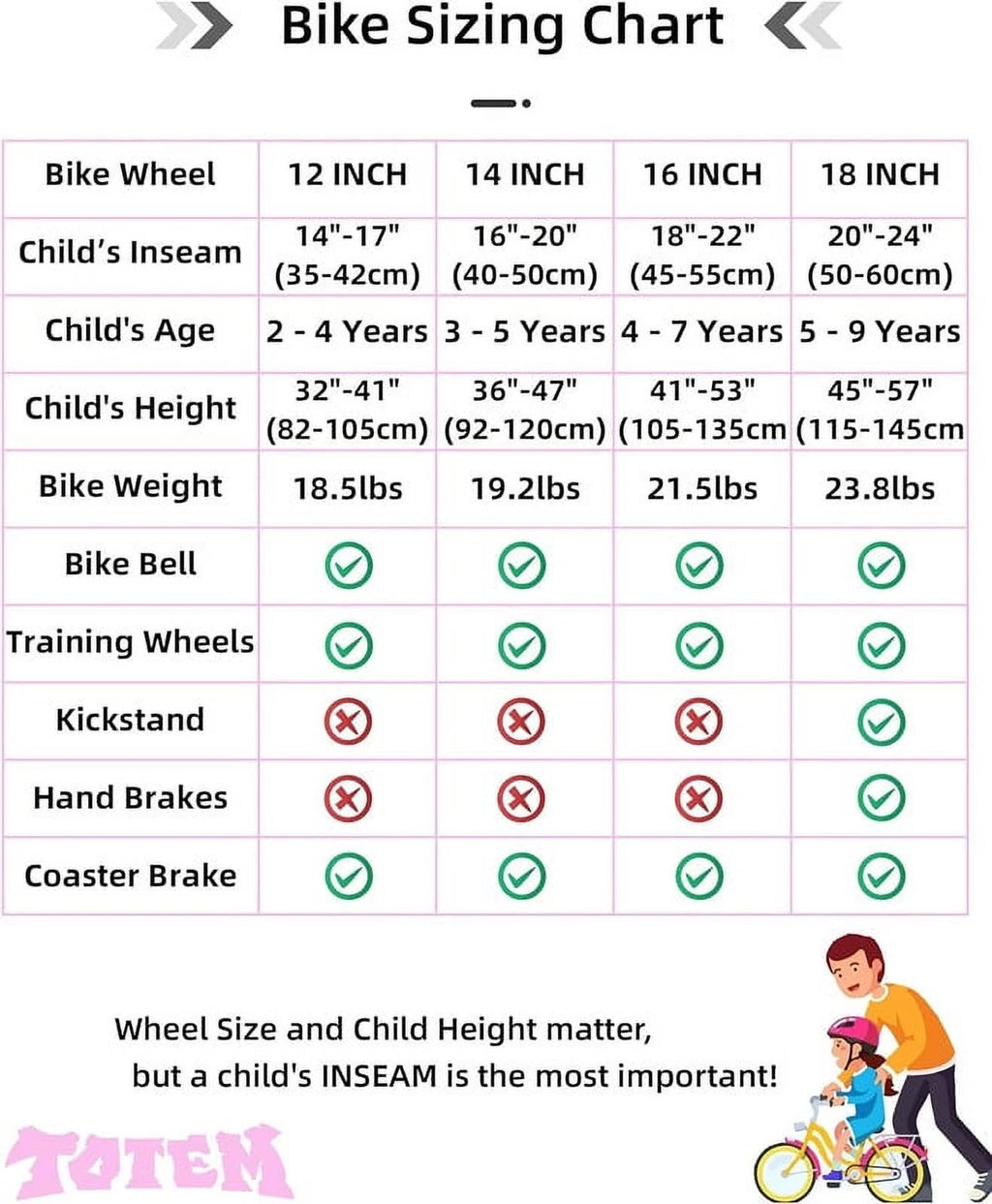 JOYSTAR Kids Bike for Ages 2 - 12 Years Old Boys Girls, 12 - 20 in BMX Style Kid'S Bikes, Multiple Colors