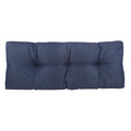 The Gripper Tufted 36 in. Omega Indigo Universal Bench Cushion