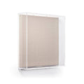 12" x 12" x 3" Modern Acrylic Shadowbox with Linen Canvas - UV Grade by Wexel Art