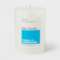3" x 4" Unscented Candle White - Room Essentials