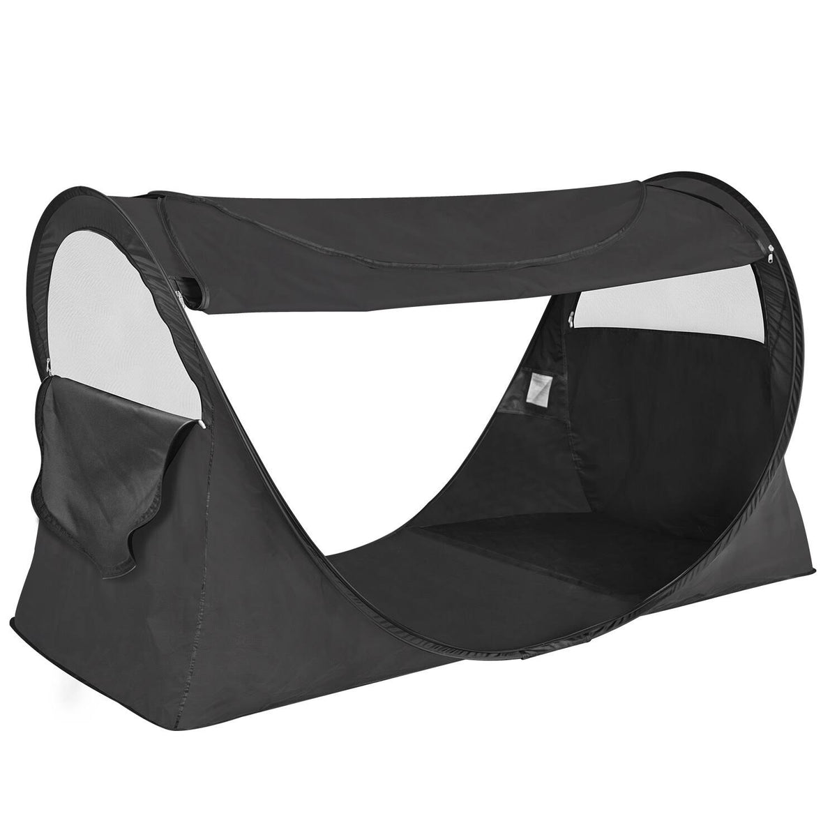 Alvantor Pop-Up Twin Size Bed Canopy, Black
