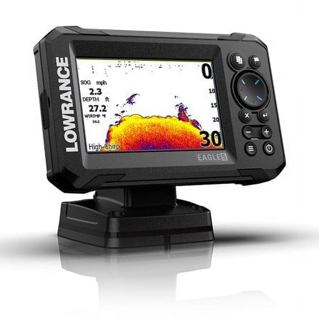 Lowrance Eagle 5 Splitshot? HD 5" Depth Sounder Fishfinder, C - Map? Inland American Lakes