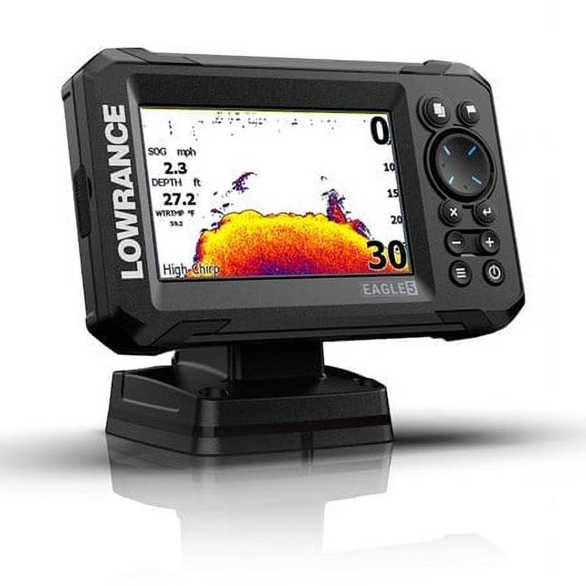 Lowrance Eagle 5 Splitshot? HD 5" Depth Sounder Fishfinder, C - Map? Inland American Lakes