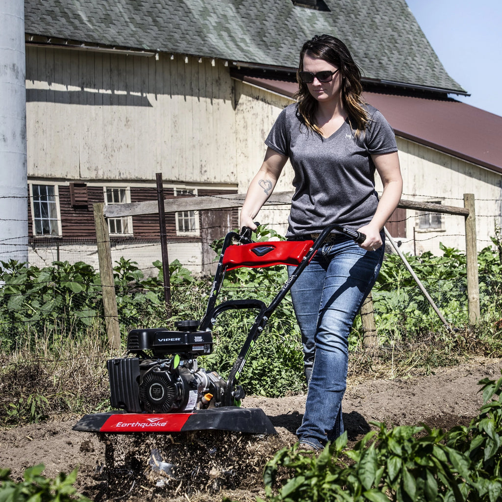 Earthquake Versa Tiller Cultivator 99cc Viper Engine, Red