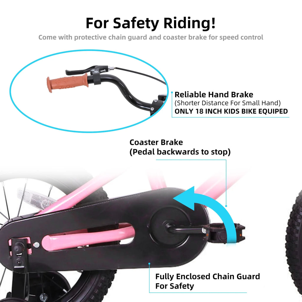 JOYSTAR Kids Bike for Ages 2 - 12 Years Old Boys Girls, 12 - 20 in BMX Style Kid'S Bikes, Multiple Colors