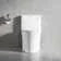 Deervalley Symmetry DV - 1F52807 One Piece Toilets 1.28 GPF Single Flush Elongated Toilet, Ceramic Compact Toilet in White