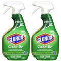 Clorox Clean-Up Cleaner Spray with Bleach, 32 fl. oz. Pack of 2