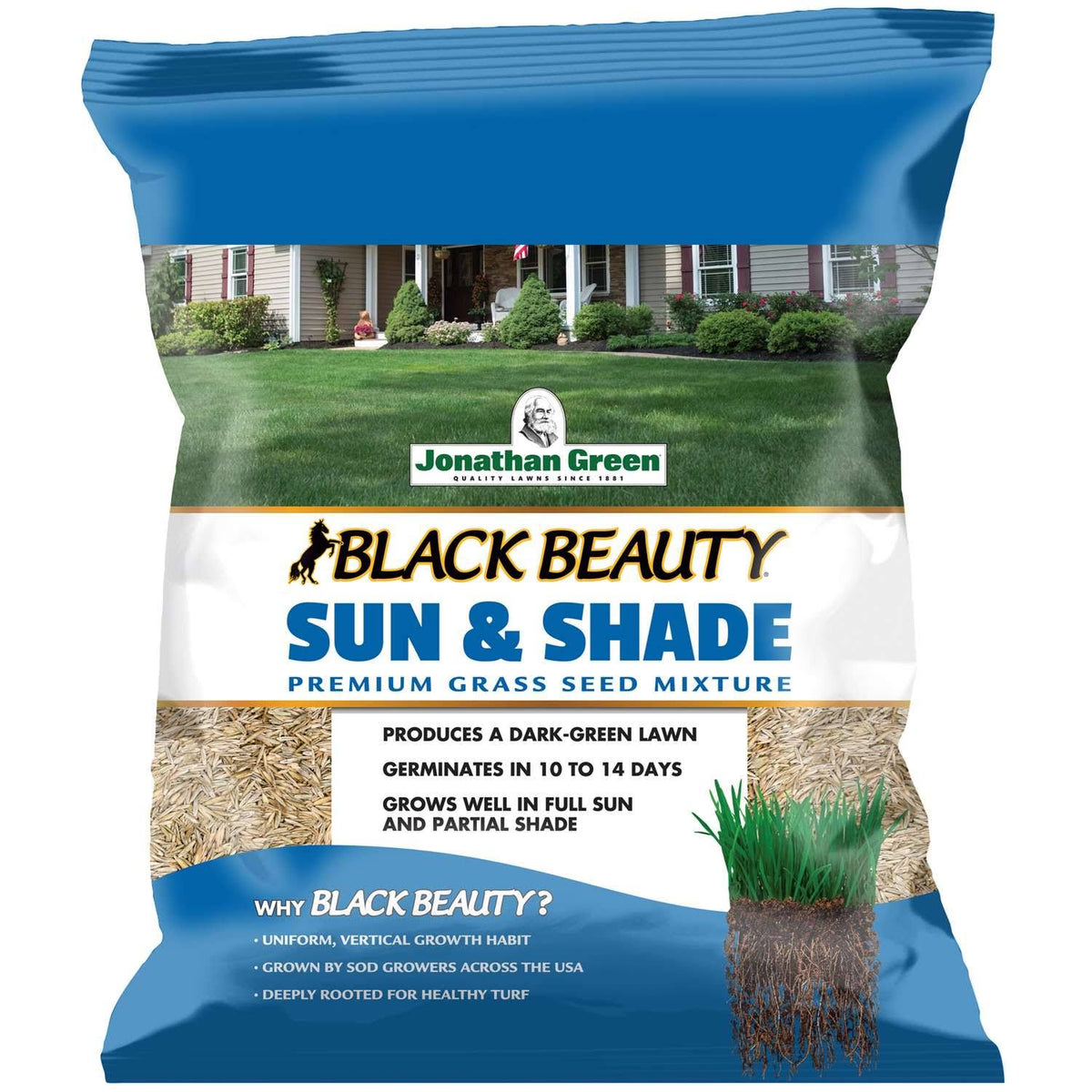 Jonathan Green- Sun & Shade Grass Seed- 25 lb