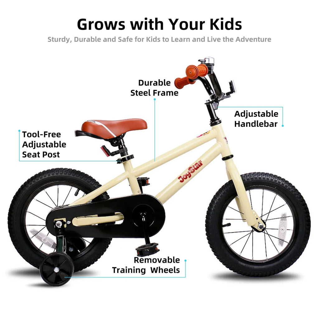 JOYSTAR Kids Bike for Ages 2 - 12 Years Old Boys Girls, 12 - 20 in BMX Style Kid'S Bikes, Multiple Colors