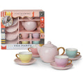 Fao Schwarz Hand-Glazed Ceramic Tea Party Set - 9pc