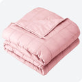 7 lb 40" x 60" Weighted Blanket Cotton Light Pink by Bare Home