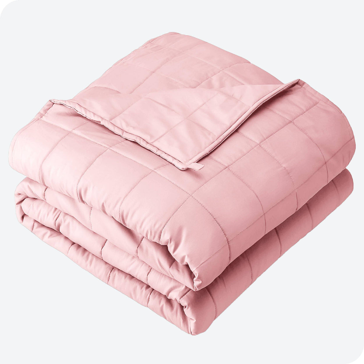 7 lb 40" x 60" Weighted Blanket Cotton Light Pink by Bare Home