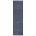 Sweet Home Stores Ribbed Waterproof Non-Slip Rubber Back Solid Runner Rug, 2 ft. W x 3 ft. L, Gray, Polyester Garage Flooring