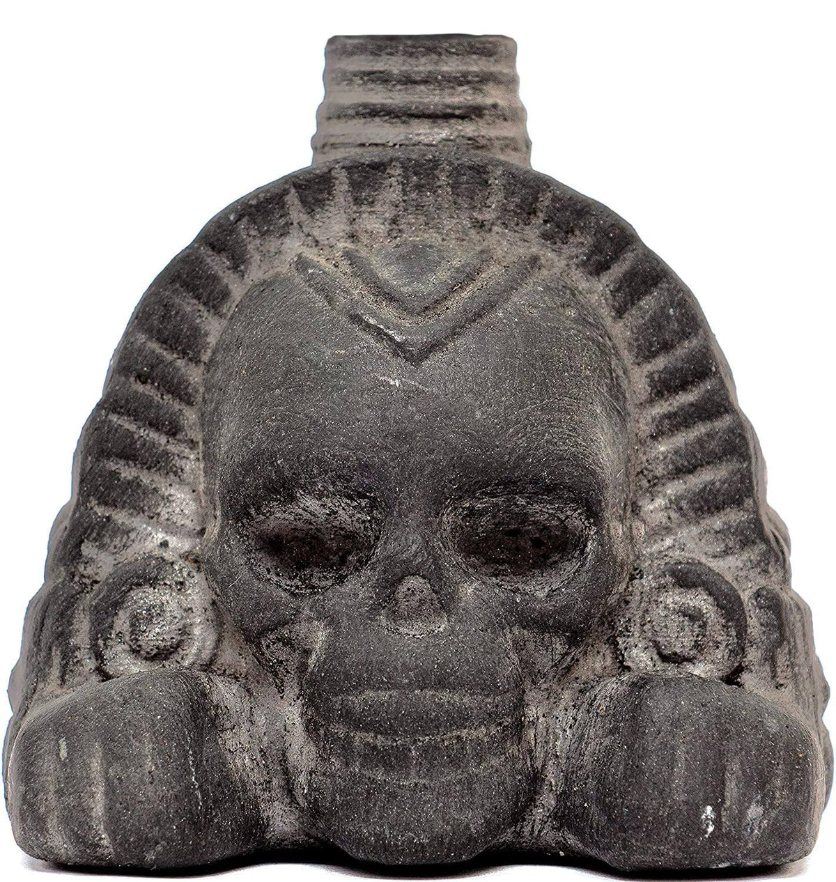 Itzcoehua (obsidian Black) Real Screaming Aztec Death Whistle