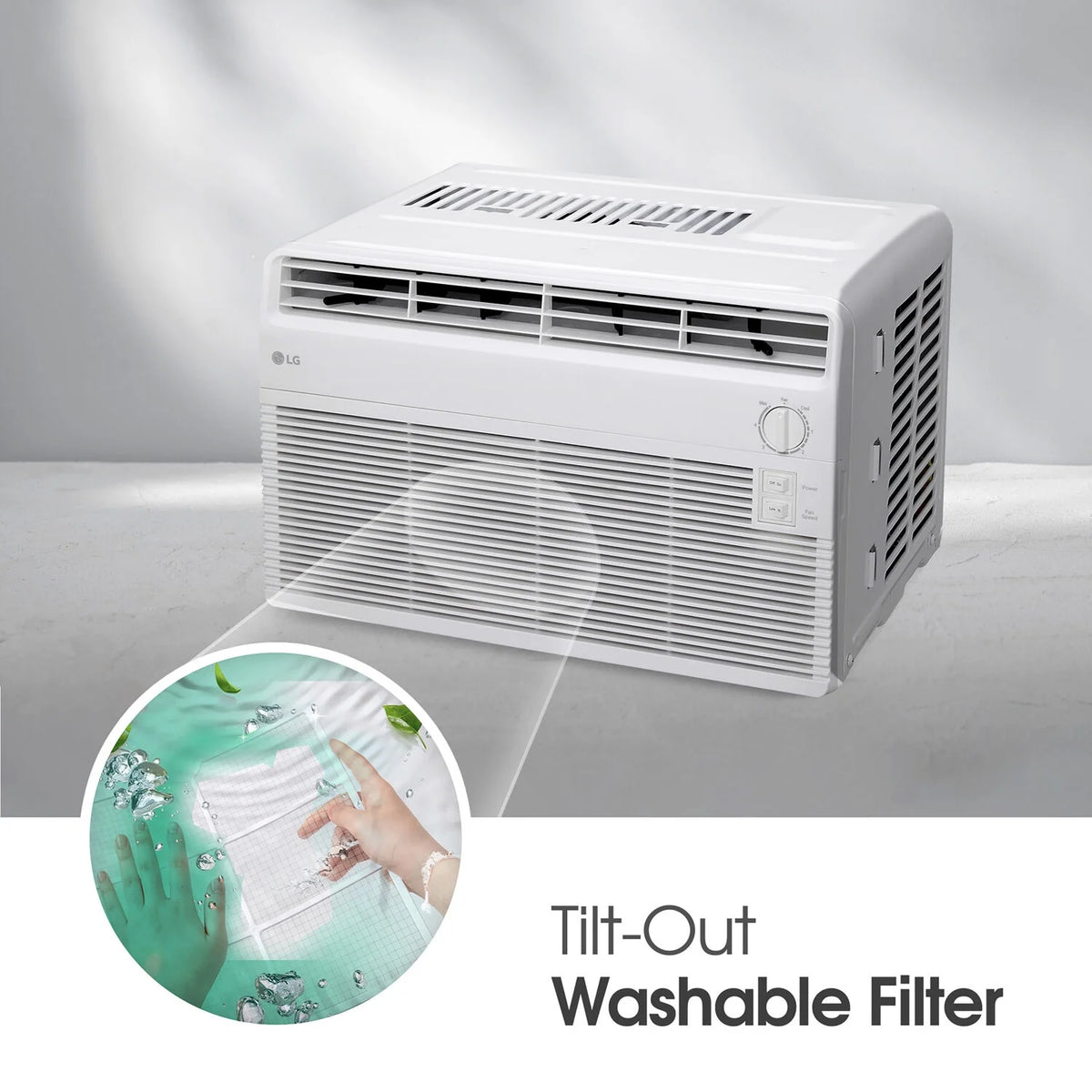 LG 5, 000 BTU 150 Sq Ft Window Air Conditioner, LW5024