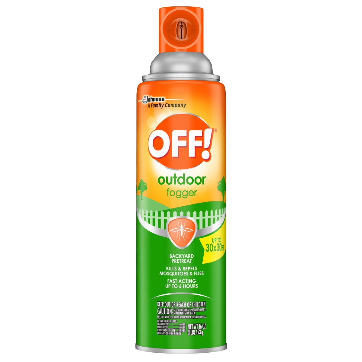 OFF! Yard & Deck Area Insect Repellent & Outdoor Fogger - 16 oz can
