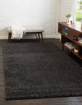Unique Loom 10' 0 x 13' 0 Solo Calabasas Charcoal Area Rug