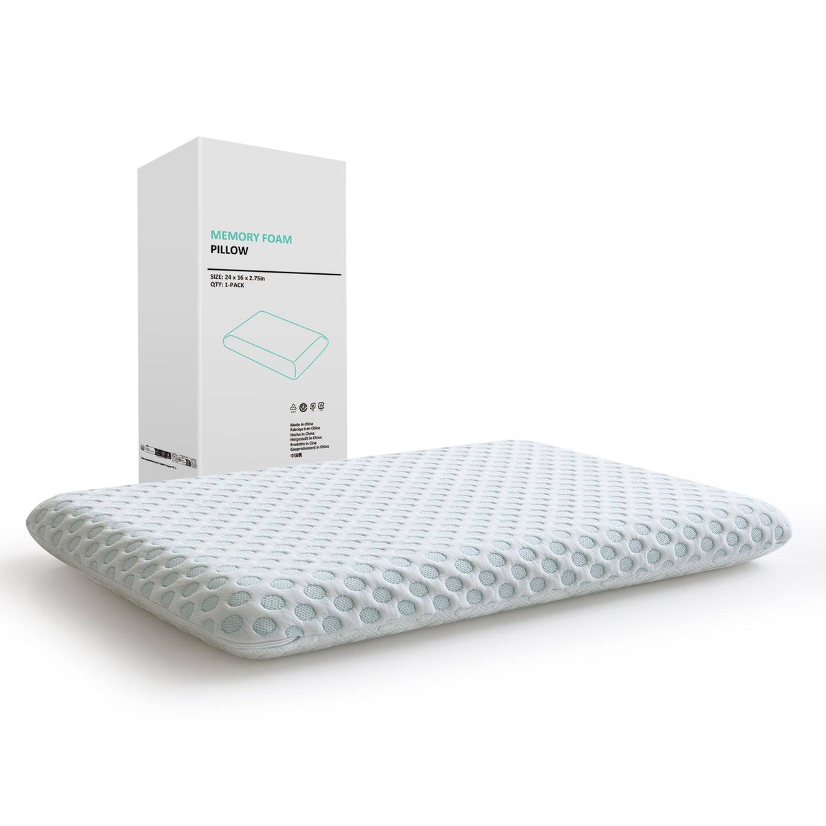 Hcore Ultra Thin Pillow 3" for Side Back Stomach Sleepers