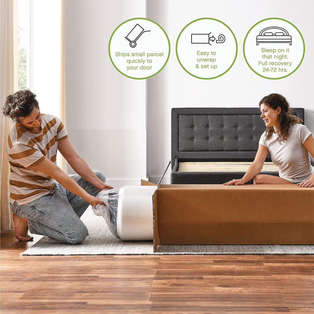 inch Gramercy Gel Memory Foam Innerspring Mattress Bed-in-a-Box. Full