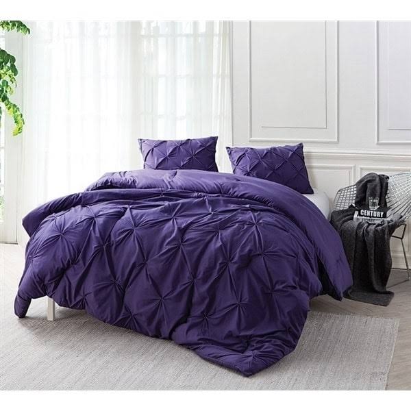 Byourbed Byb Purple Reign Pin Tuck Comforter Set - Twin XL