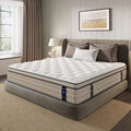 Sleepmax 12 in Queen Size Firm Hybrid Mattress, 365 Night Trial, Motion Isolation & Pressure Relief, Certipur - US Certified, Adult