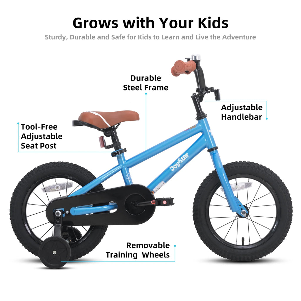 JOYSTAR Kids Bike for Ages 2 - 12 Years Old Boys Girls, 12 - 20 in BMX Style Kid'S Bikes, Multiple Colors