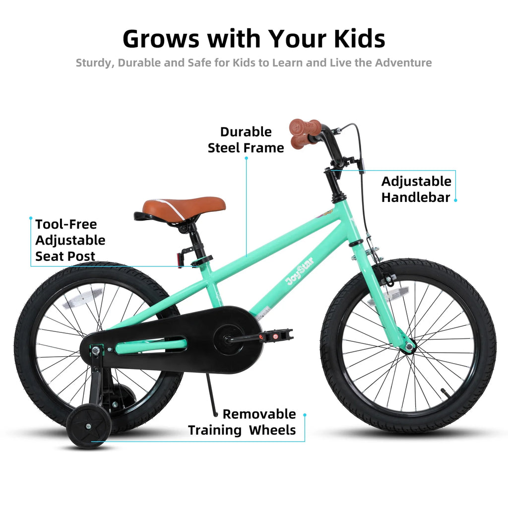 JOYSTAR Kids Bike for Ages 2 - 12 Years Old Boys Girls, 12 - 20 in BMX Style Kid'S Bikes, Multiple Colors