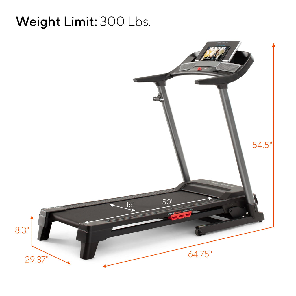 Proform Cadence Compact 500 Folding Treadmill, Compatible with Ifit Personal Training