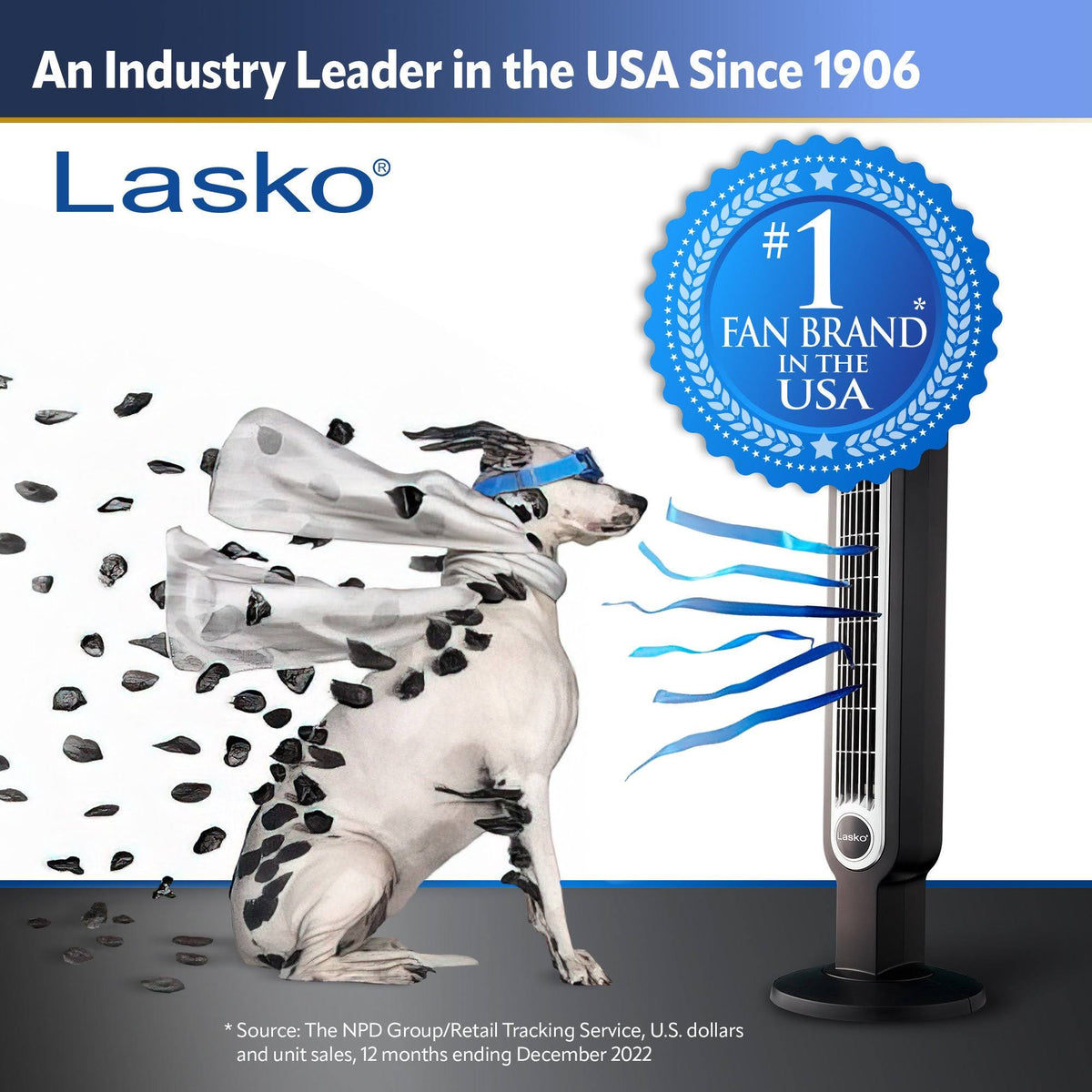 Lasko 42" Wind Curve Tower Fan