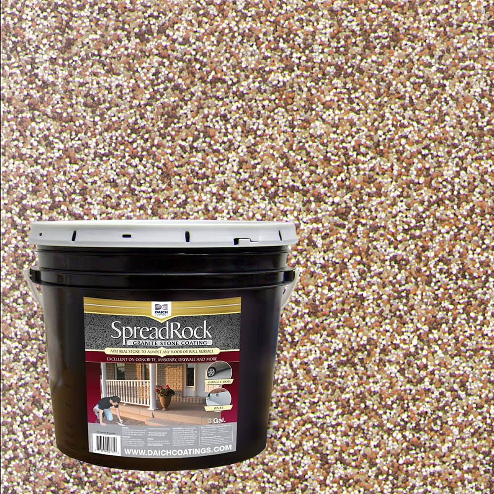 SpreadRock Granite Stone Coating 3-Gal Brownstone Interior/Exterior-Instock