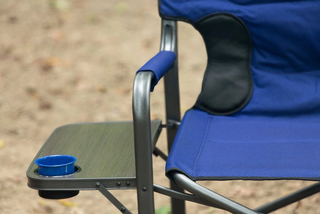 Ozark Trail Camping Director Chair XXL, Blue, Adult, 10 lb