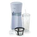 Mr. Coffee Iced Coffee Maker with Reusable Tumbler and Coffee Filter - Gray