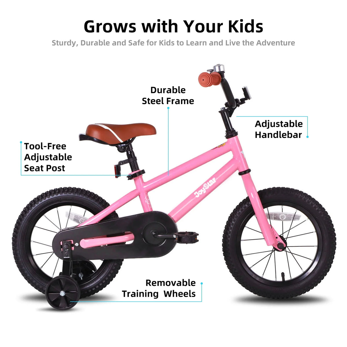 JOYSTAR Kids Bike for Ages 2 - 12 Years Old Boys Girls, 12 - 20 in BMX Style Kid'S Bikes, Multiple Colors