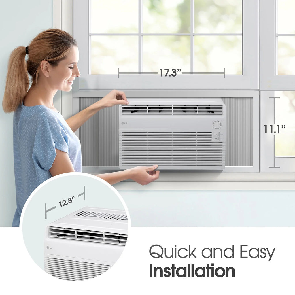 LG 5, 000 BTU 150 Sq Ft Window Air Conditioner, LW5024