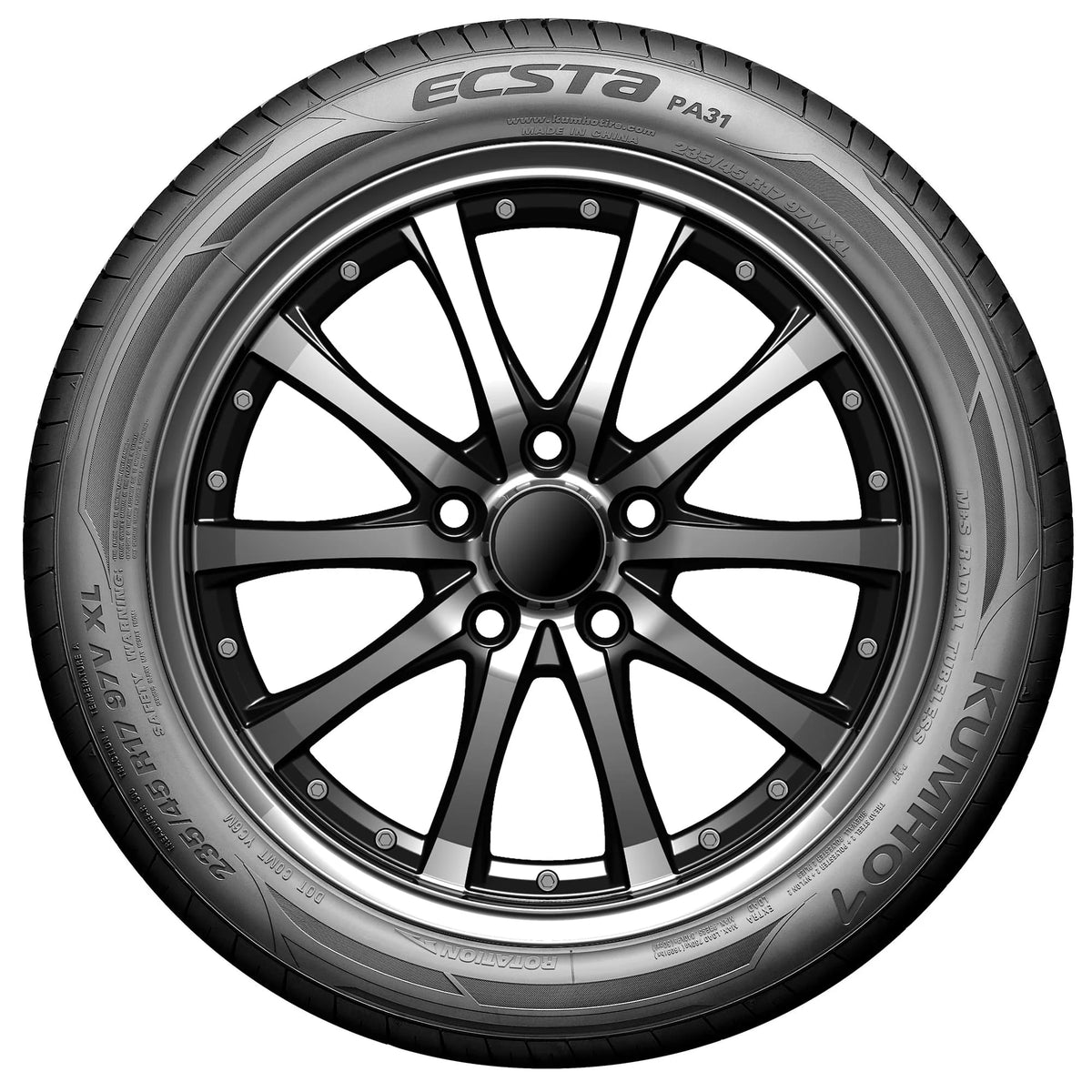 Kumho Ecsta PA31 UHP 215/45R17 91V XL Passenger Tire