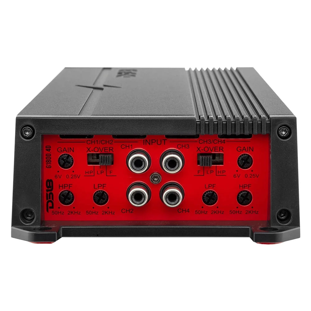 DS18 G1800.4D GEN - X 1, 800 - Watt - Max 4 - Channel Full - Range Class D Amp