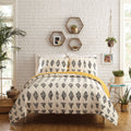 Justina Blakeney Prosperity Quilt Set, Full/Queen - White