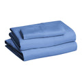 Amazon Basics 2daydeliver Basics Lightweight Super Soft Easy Care Microfiber Sheet Set with 14' Deep Pockets - Twin, Dutch Blue